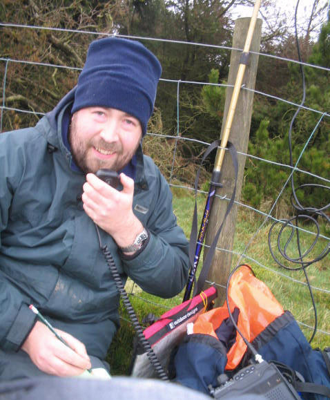 Activating on Corndon Hill