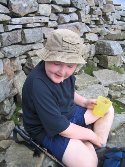 Liam on Cross Fell