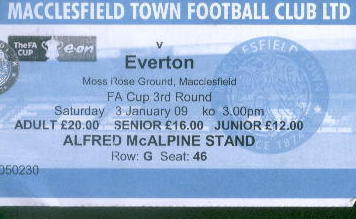 Home v Everton 2009