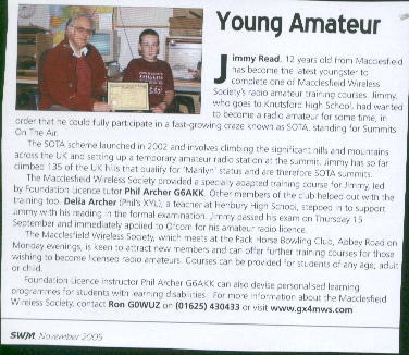 Phil Archer G6AKK & Jimmy Read M3EYP