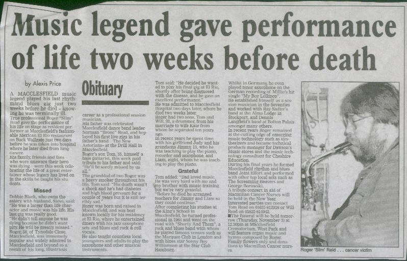 Roger Read obituary