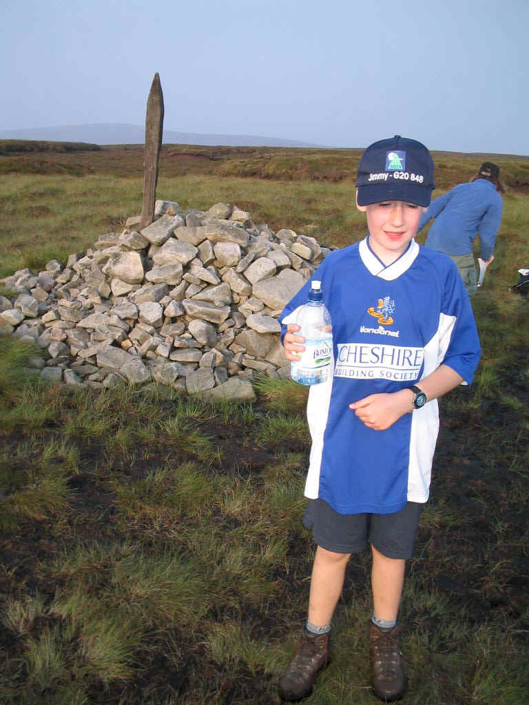 Jimmy at the true summit of Fair Snape Fell