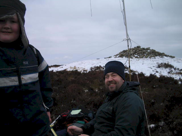 Liam and Tom MW1EYP/P on NW-051