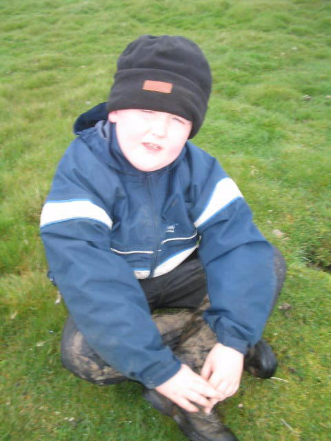 Liam on Gyrn Moelfre