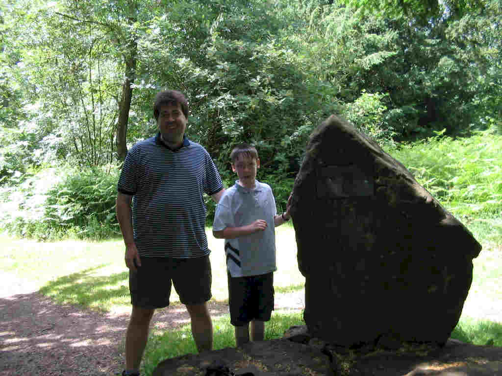 Tom & Jimmy at the "official" summit of Haddington Hill