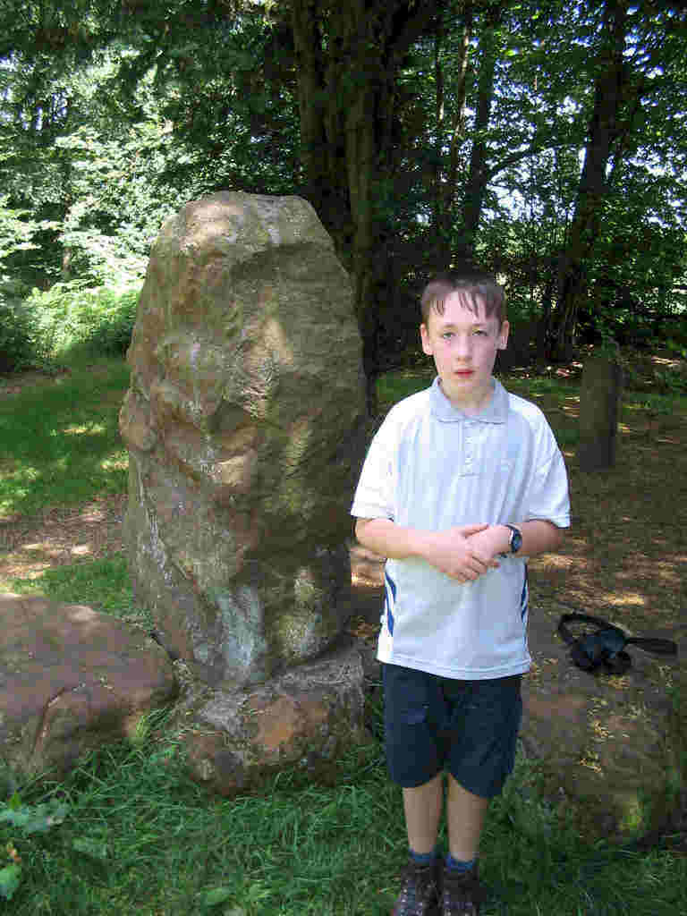 Jimmy at the summit cairn