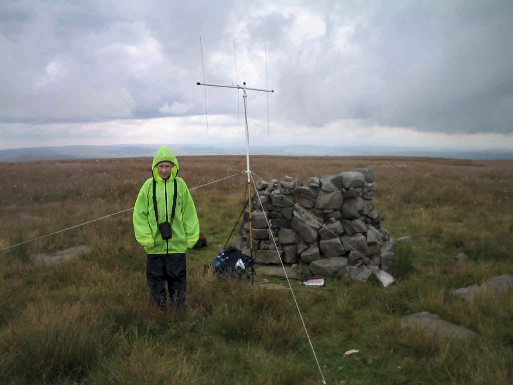 Jimmy, the SOTA Beam and shelter on Top of Leach (Hail Storm Hill SP-009)