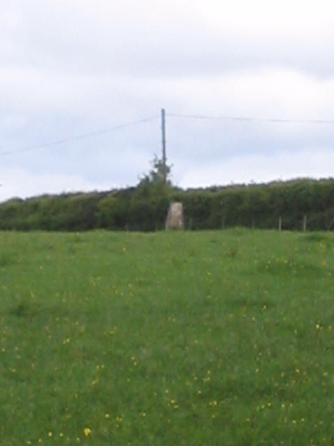 The trig point on Hegdon Hill