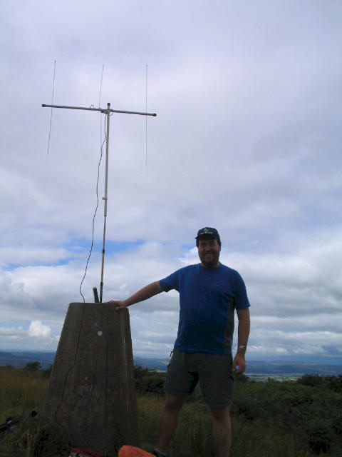 Tom and SOTA Beam on Hutton Roof Crags