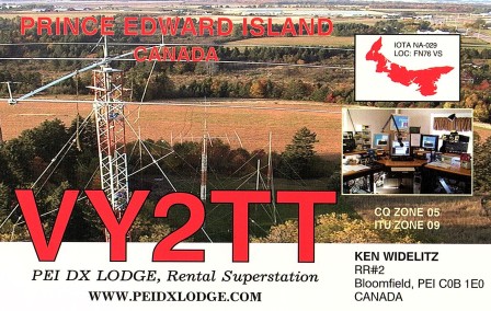VY2TT Prince Edward Island