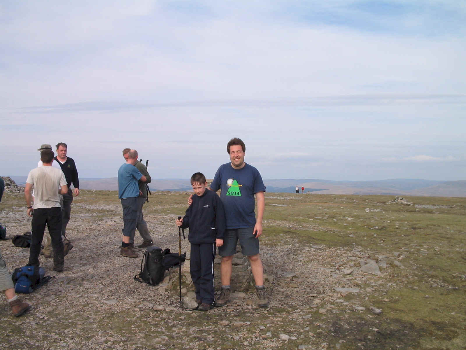 Tom & Jimmy on Ingleborough summit