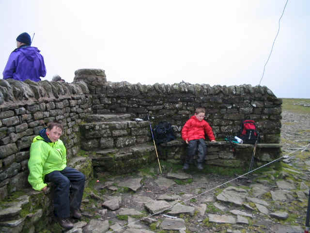 Jimmy & Liam on Ingleborough NP-005