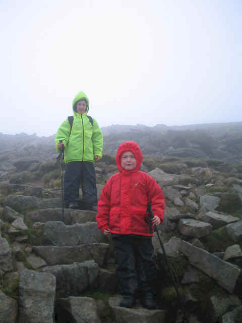 Jimmy & Liam begin the descent