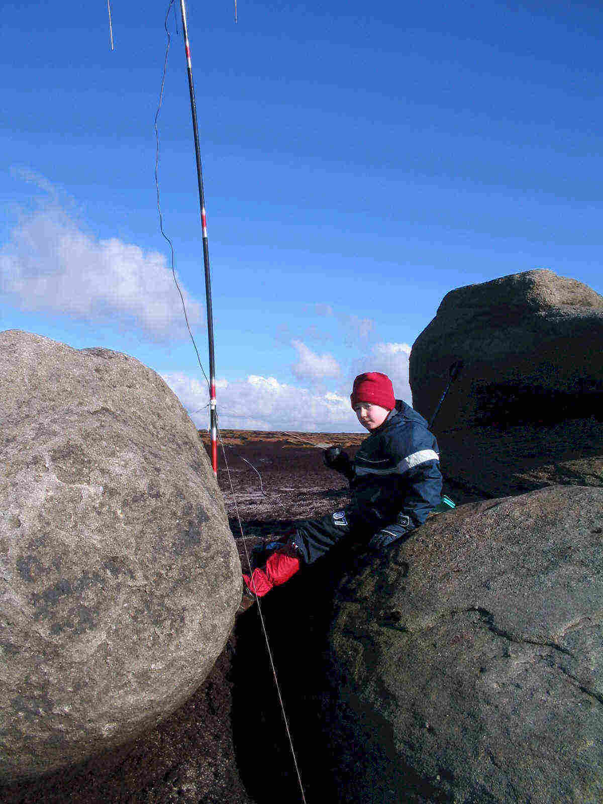 Jimmy on Kinder Scout