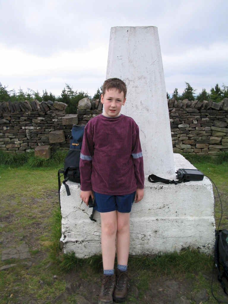 Jimmy at the summit of Longridge Fell SP-014