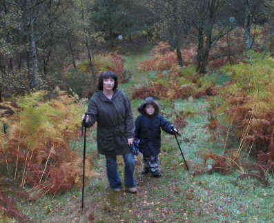 Marianne & Liam begin the climb