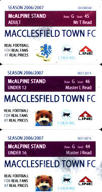Season tickets 06-07