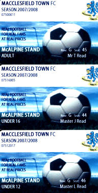 Season tickets 07-08