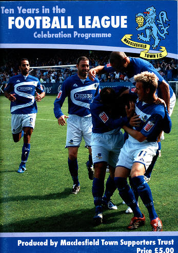 Ten Years in the Football League celebration programme