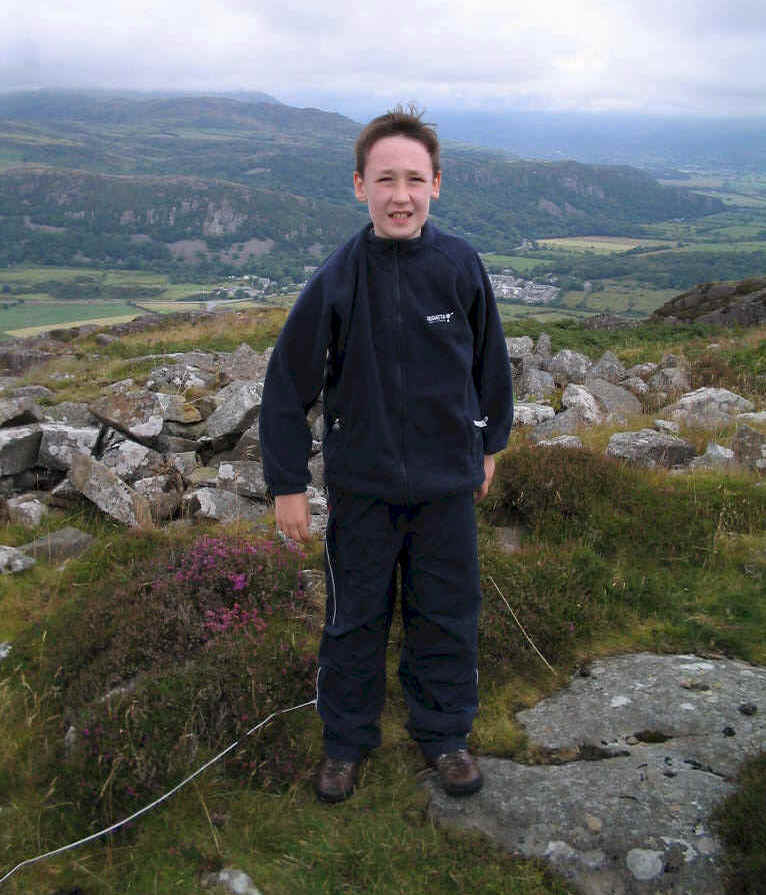 Jimmy on Moel-y-Gest