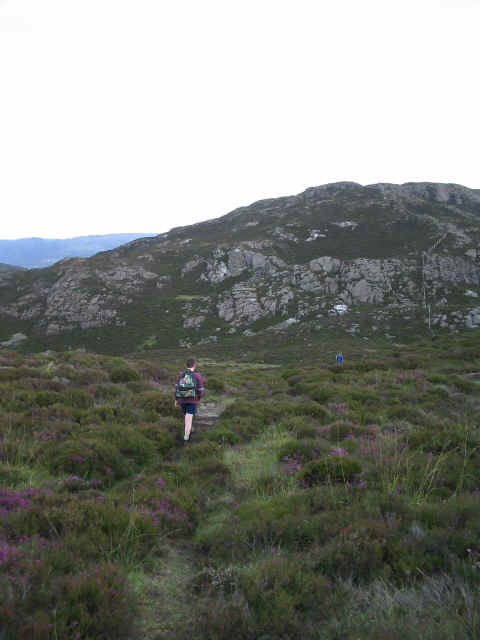 Jimmy & Liam ascend Moel y Dyniewyd NW-056