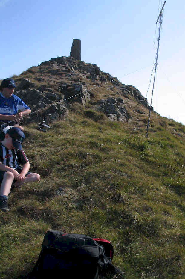 Summit of Mynydd Rhiw NW-064