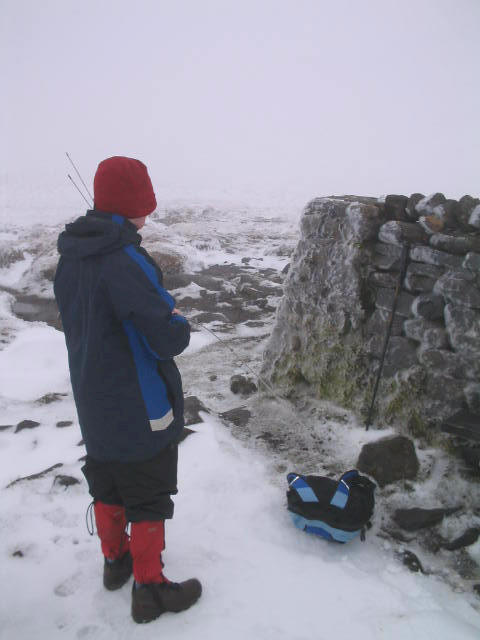 Jimmy on Great Shunner Fell