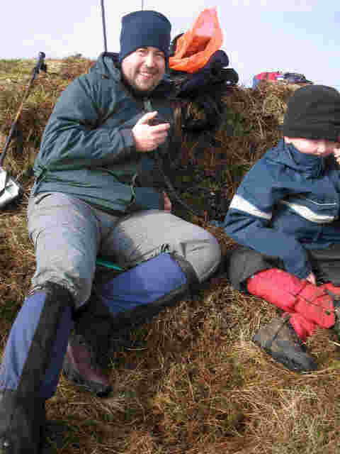 Tom MI1EYP/P activating on Slieveanorra GI/AH-003