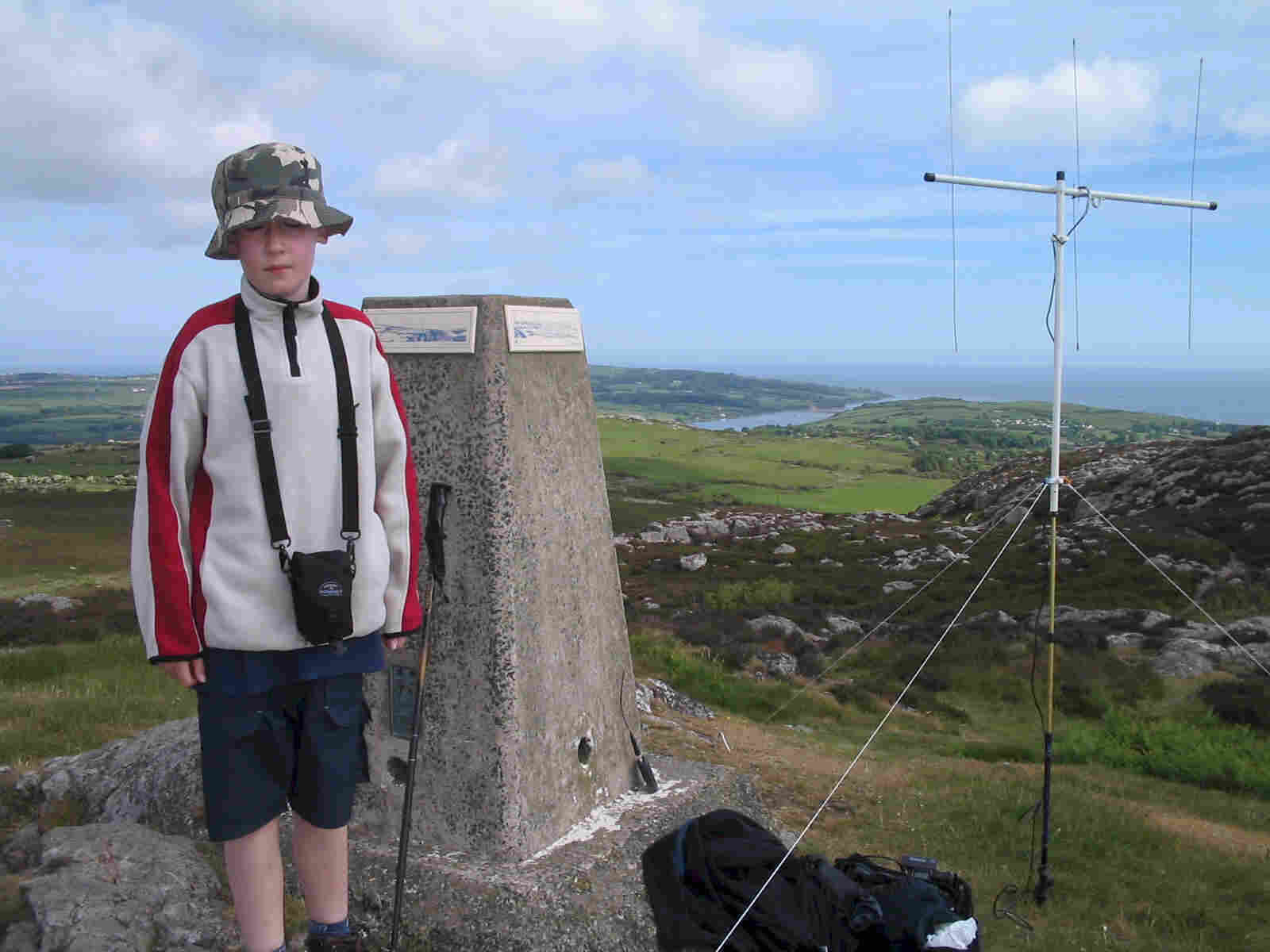 Jimmy & the SOTA Beam on Yr Arwedd