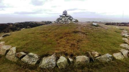 Summit cairn