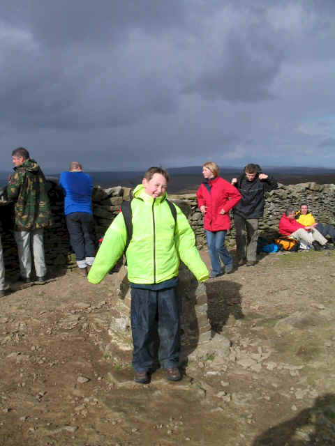 Jimmy on Pen-y-ghent