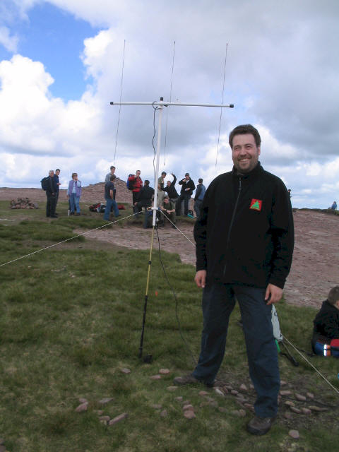 Tom MW1EYP/P on Pen y Fan GW/SW-001