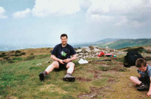 Tom activates Penycloddiau, while Liam plays in the dirt!