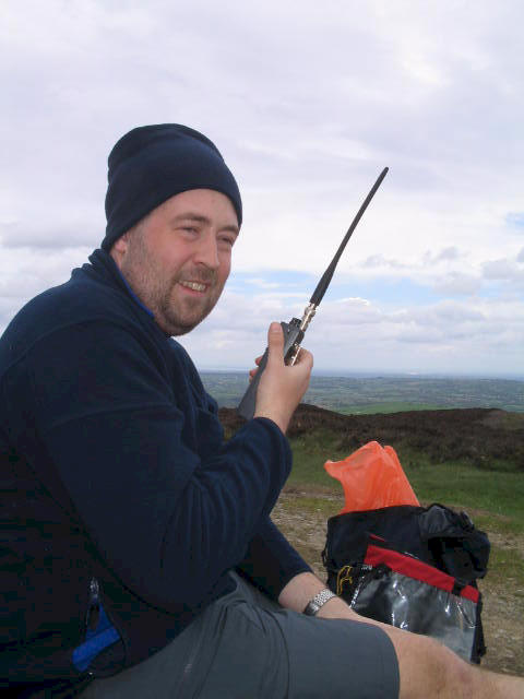 Tom MW1EYP/P activating Penycloddiau GW/NW-054