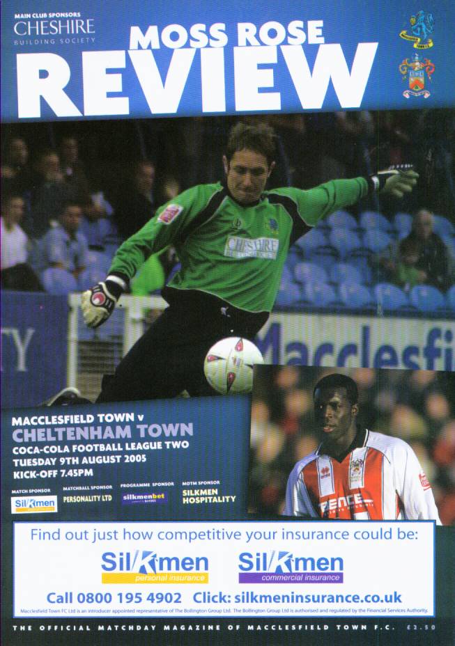v Cheltenham Town, 2005