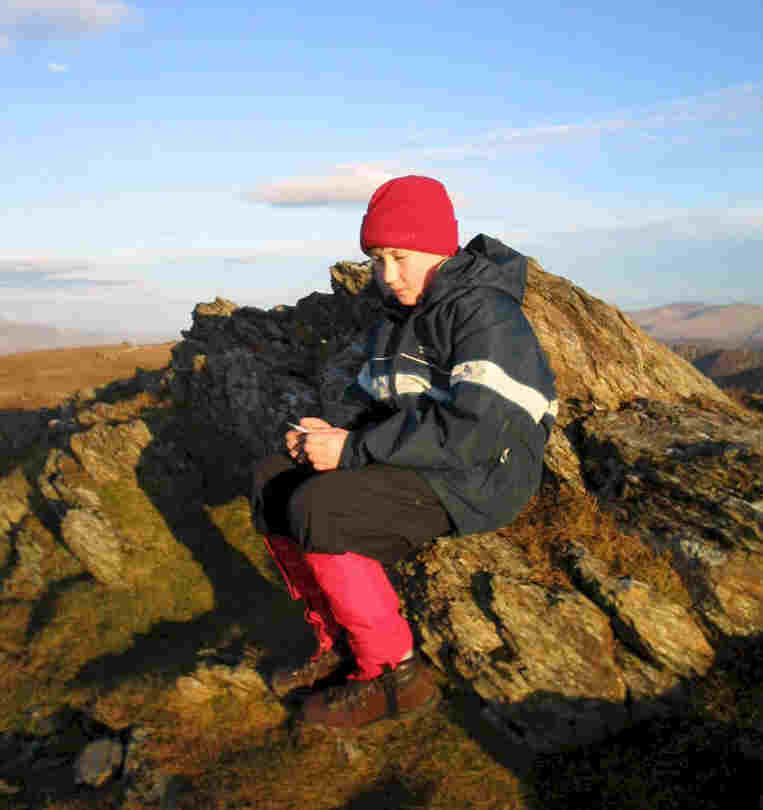 Jimmy takes a break on Robinson summit