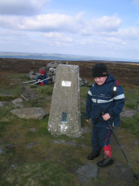 Liam on Rombalds Moor