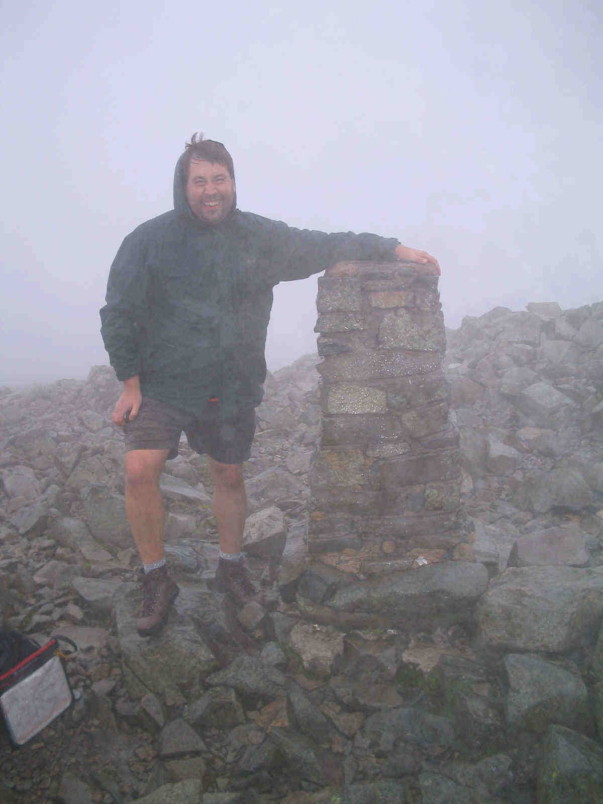 Tom M1EYP at the summit of Scafell Pike G/LD-001