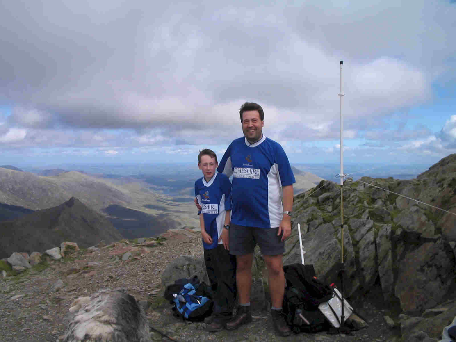 Jimmy & Tom on Snowdon