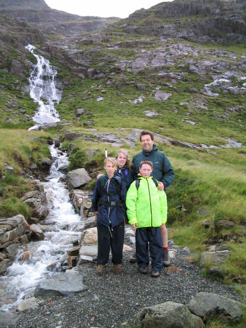 Josh MW3EPA, Maggie MW3JAT, Jimmy & Tom M(W)1EYP on the Miners' Track