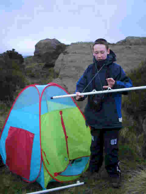 Jimmy sets up the SOTA Beam