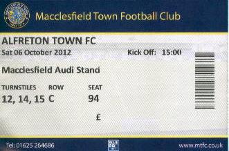 Home v Alfreton Town 2012