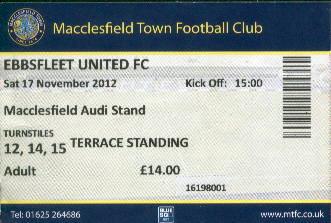 Home v Ebbsfleet United, 2012