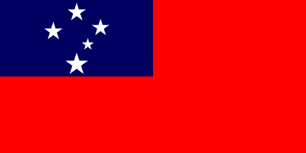 Flag of Western Samoa