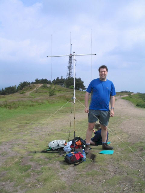 M1EYP/P on the summit of The Wrekin G/WB-010