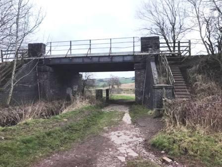 Looking back at the viaduct