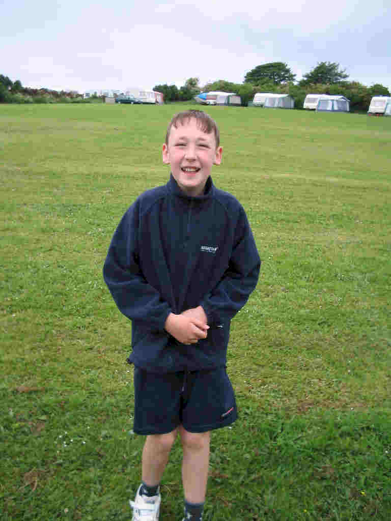 Jimmy on the campsite